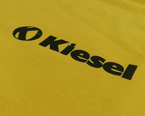 Thermo-Transferdruck auf Kiesel Workwear